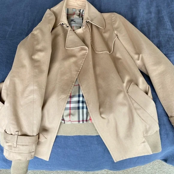 ジャケット BURBERRY TWILL SHORT TRENCH JACKET Burberry | Jackets & Coats | Burberry Short Trench Bomber
